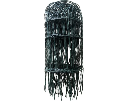 Plotové pletivo Kaiserthal dekorační PVC 40cm x 10m zelené Role drátěného uzlového pletiva
