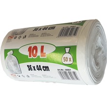 Role pytlů na odpad, 10 litrů, 50 kusů