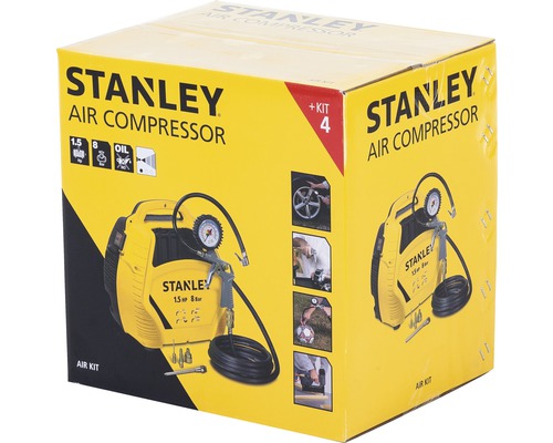 Vzduchový kompresor Stanley v krabici
