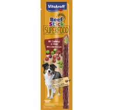 Vitakraft Beef Stick Superfood pro psy s brusinkami a hráškem