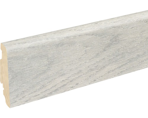 Soklová lišta Skandor White Oak lesklá FU60L19x58x2400 mm Dřevěná podlahová lišta