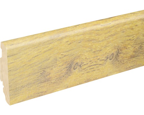 Soklová lišta Skandor Old Victoria Oak lesklá FU60L 19x58x2400 mm Podlahová lišta s dřevěným dekorem