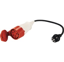 Adaptérový kabel s CEE zástrčkou na ochrannou kontaktní zástrčku