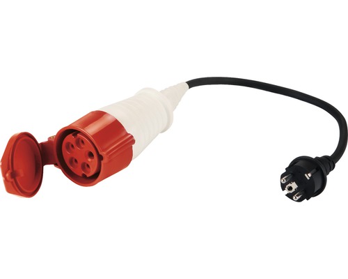 Adaptérový kabel s CEE zástrčkou na ochrannou kontaktní zástrčku