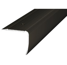ALU schodový profil NOVA bronz 1m 35x30mm šroubovací(předvrtaný)-thumb-0