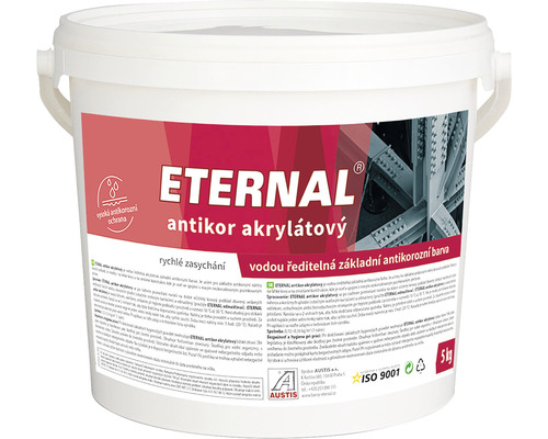 Barva na kov ETERNAL akrylátová, antikorová 07, červeno-hnědá, 5kg