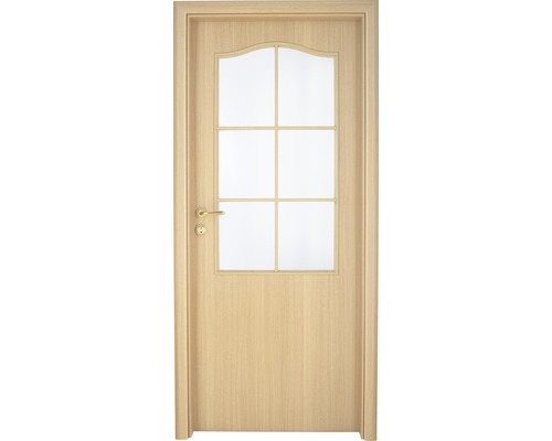 Interiérové dveře Single 2 prosklené 80 P dub