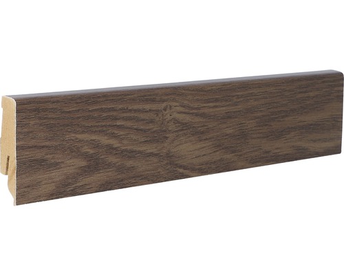 Podlahová lišta MDF 15 x 60 x 2600 mm dub saragossa Dřevěná podlahová lišta