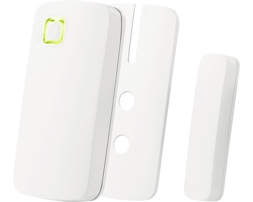 Bílý okenní a dveřní kontakt pro alarmové systémy