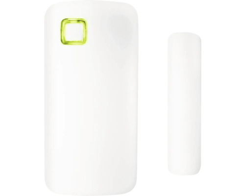 Bílý dveřní a okenní kontakt pro automatizaci domácnosti