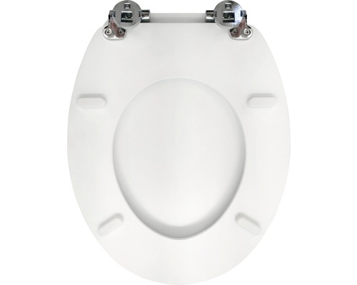 Toaletní sedátko z plastu s kovovými panty