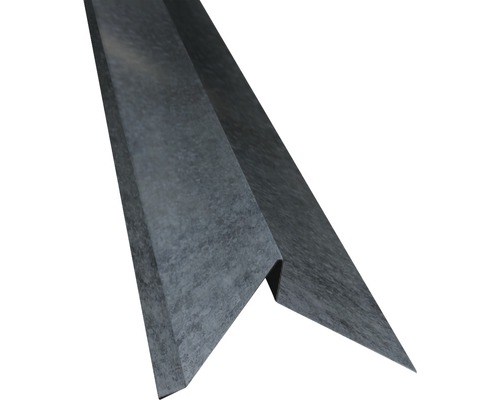 Krajový plech Precit Roof bez vodní drážky 1000 mm, pozink Okrajová lišta střechy z kovu