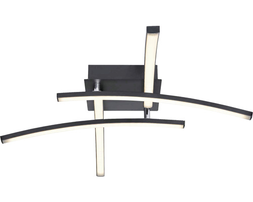 LED stropní svítidlo Globo 67129-24 Tansy I 24 W 1850 lm 3000-4000-6000 K černé Stropní svítidlo s LED žárovkami