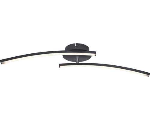 LED stropní svítidlo Globo 67129-12 Tansy I 12 W 1000 lm 3000-4000-6000 K černé LED stropní svítidlo se zakřivenými rameny svítidla