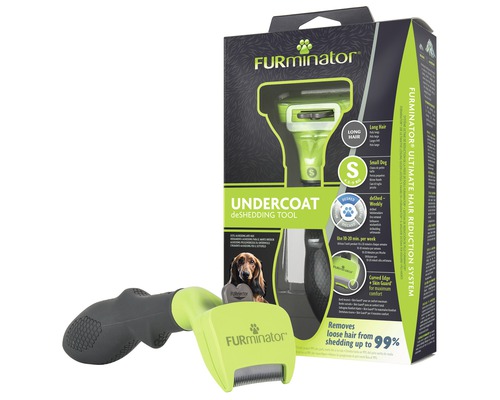 FURminator kartáč na podsadu pro malé psy s dlouhou srstí a obal