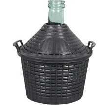 Skleněný demižon s plastovým košem