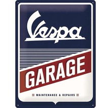 Plechová cedule Vespa Garage - 40x30 cm-thumb-1