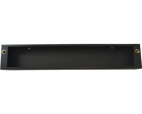 Prázdná přední strana poštovní schránky s upevňovacími body