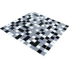 Mozaika skleněná mix bílá/šedá/černá 30,5x32,5 cm-thumb-3