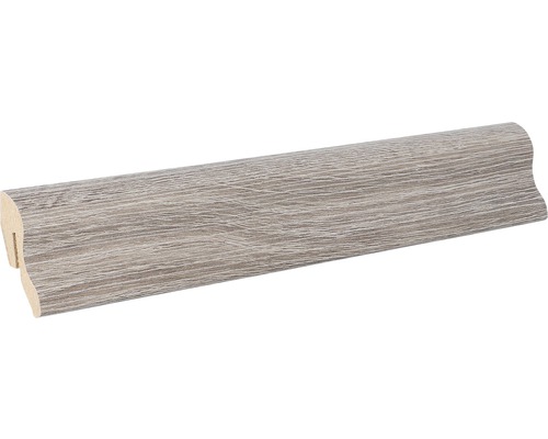 Podlahová lišta MDF 22 x 40 x 2600 mm B530 dub kartáčovaný Podlahová lišta s dřevěnou strukturou