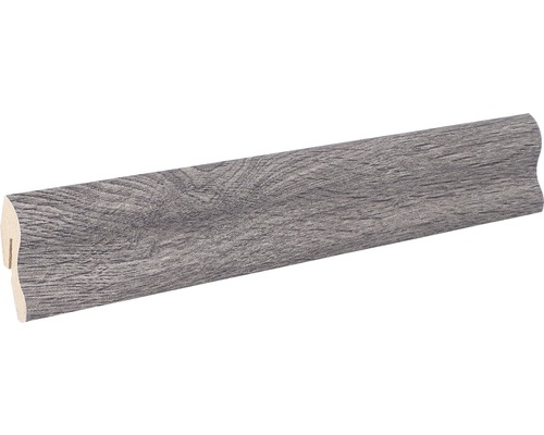 Podlahová lišta MDF 22 x 40 x 2600 mm B526 jilm šedý Podlahová lišta s dřevěnou strukturou