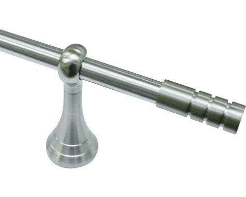 Kovová záclonová tyč s držákem