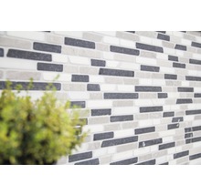 Mozaika z přírodního kamene MOS Brick 1125 30,5x32,5 cm béžová/šedá/bílá-thumb-4