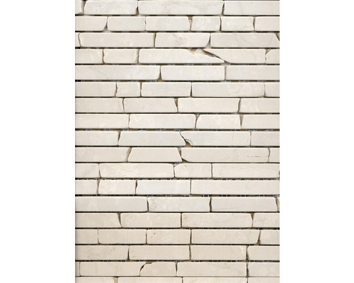Mozaika z přírodního kamene MOS Brick 13R 30,5x32,5 cm béžová