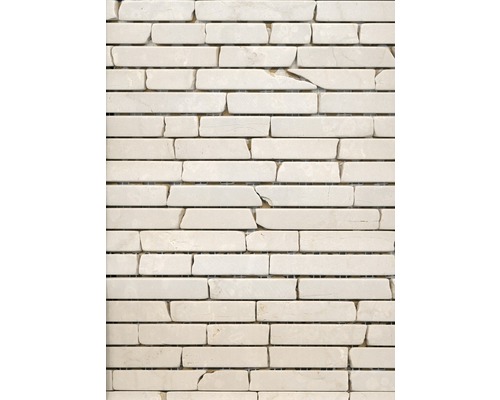 Kamenná mozaika MOS Brick 13R 30,5x32,5 cm béžová Mozaiková dlaždice z přírodního kamene v podlouhlém tvaru