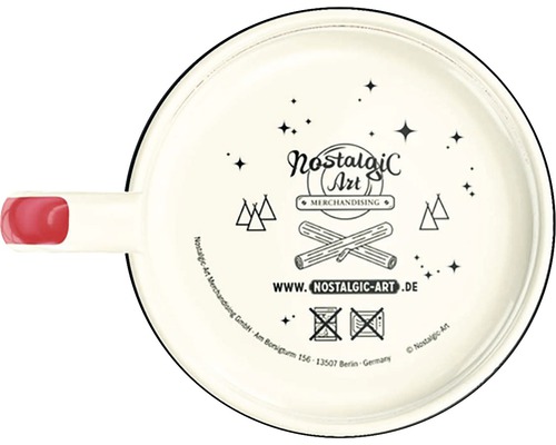 Hrneček Nostalgic Art s logem a motivy kempování