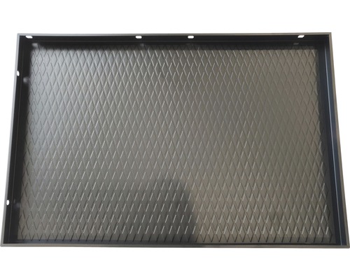 Kovová vana s kosočtvercovým vzorem