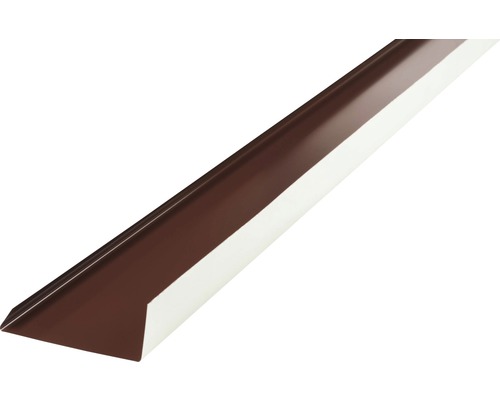 Závětrná lišta základní PRECIT pro plechovou krytinu 2000 x 100 mm, 8017 čokoládová hnědá-0