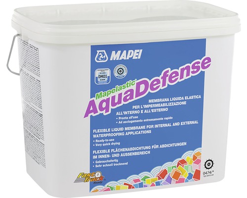 Těsnicí hmota Mapei Mapelastic AquaDefense 15 kg Kbelík Mapei tekutá fólie pro hydroizolaci pro vnitřní i venkovní použití