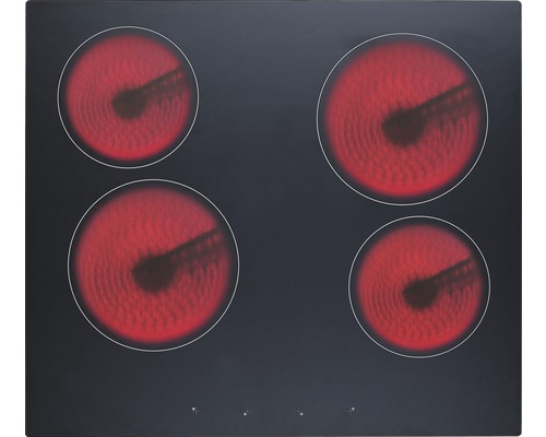 Sklokeramická varná deska se čtyřmi varnými zónami