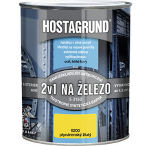 Barva na kov Hostagrund 2v1 S2160 základní i vrchní 6200 žlutá plynárenská 0,6 l