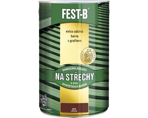 Barva na střechy a kov FEST-B S2141-0845 2v1 cihlový 5 kg