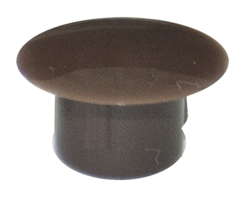 Zátka 5 x 8 mm, tmavě hnědá, plast, 100 kusů