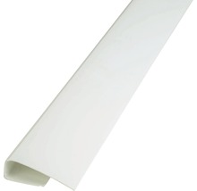 Profil pro plastové palubky začáteční a koncový 3000 x 35 x 10 mm bílý-thumb-1