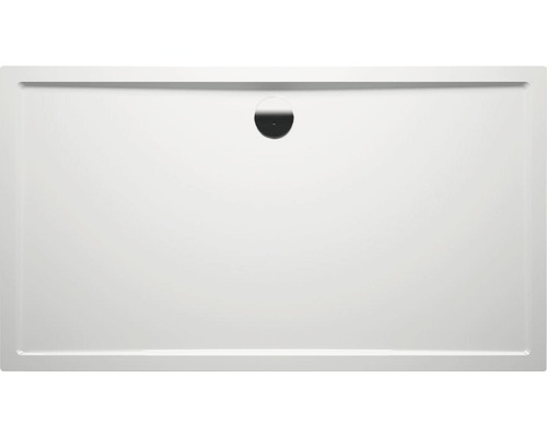Sprchová vanička Riho DAVOS 259 160x90x4,5 cm bílá + panel DA6700500000000 Bílá sprchová vanička s obdélníkovým tvarem a odtokem