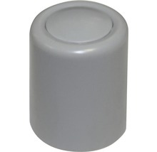 Šedá plastová nábytková knopka