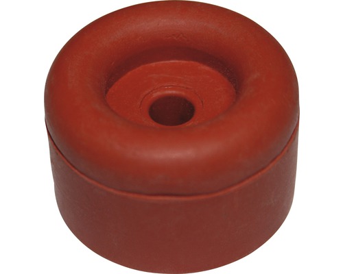 Dveřní zarážka červená Ø 40x25 mm 25 kusů