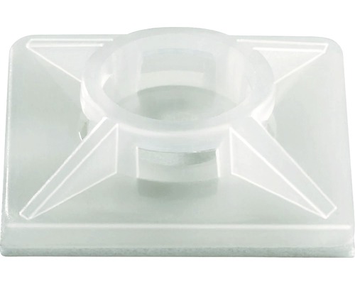 Nalepovací podstavec pro kabelové spojky 26x26x6 mm 100 kusů