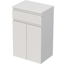 Závěsná koupelnová skříňka Intedoor Landau bílá 50 cm se zásuvkou-thumb-0