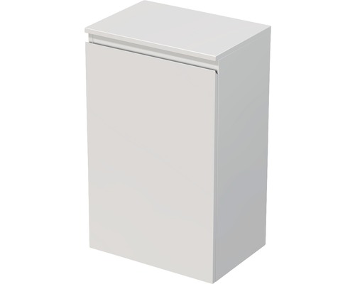 Závěsná koupelnová skříňka Intedoor Landau bílá 50 cm s košem