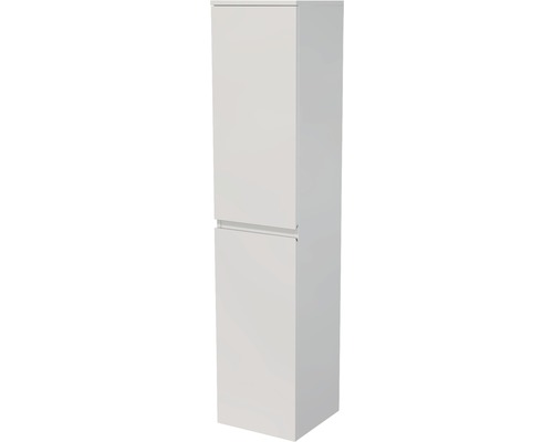 Závěsná koupelnová skříňka Intedoor Landau bílá 35 cm levá vysoká