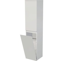 Závěsná koupelnová skříňka Intedoor Landau bílá 35 cm levá s košem-thumb-1