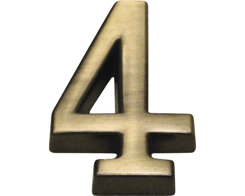 Domovní číslo "4", Výška 5 cm, OFS
