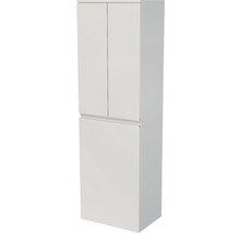 Závěsná koupelnová skříňka Intedoor Landau bílá 50 cm vysoká s košem-thumb-0
