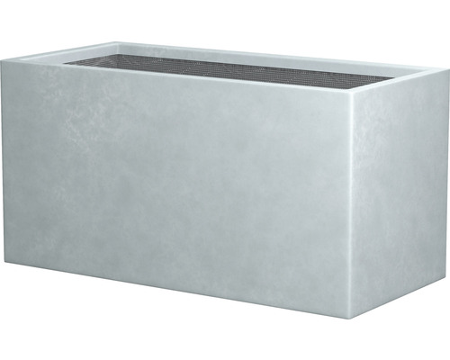 Truhlík umělý kámen Lafiora Emilia L 79 cm světle šedý