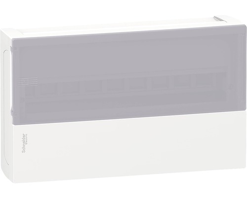 Rozvodná skříň Schneider Electric MIP12118S Mini Pragma jednořadá 18 modulů Pojistková skříň s transparentním krytem
